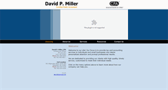 Desktop Screenshot of davidpmillercpa.com
