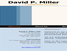 Tablet Screenshot of davidpmillercpa.com
